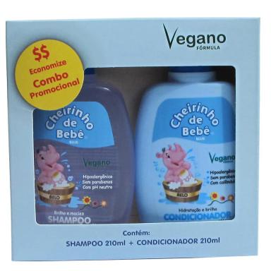 COMBO BLUE CHEIRINHO DE BEBê  SHAMPOO 210ML + CONDICIONADOR  210ML