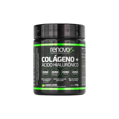 Renovabe Colágeno + Ácido Hialurônico - Sabor Limão 216G