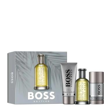 HUGO BOSS KIT BOSS BOTTLED EAU DE TOILETTE 100ML + SHOWER GEL 100ML + DESODORANTE 75ML Nulo