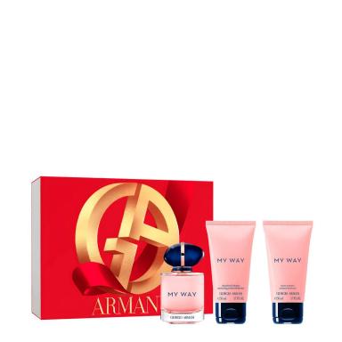 GIORGIO ARMANI KIT MY WAY EAU DE PARFUM 50ML + SHOWER GEL 50ML + BODY LOTION 50ML Nulo