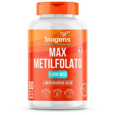 BIOGENS MAX METILFOLATO 1000MCG 60 CAPS