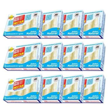 KIT 12 UNID. GLI-INSTAN NATURAL GLICOSE INSTANTâNEA LOWçUCAR