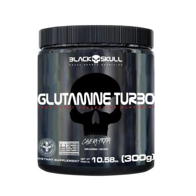 GLUTAMINE TURBO 300G - BLACK SKULL SEM Sabor