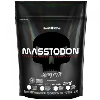 MASSTODON HIPERCALóRICO BLACK SKULL REFIL 900G MORANGO