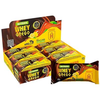 WHEY GREGO BAR DULCE DE LECHE E LIMAO HAVANNA DISPLAY 12UN