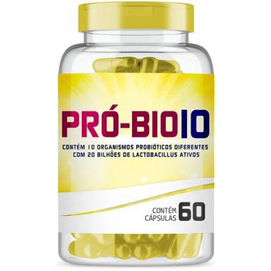 PROBIO 10 PROBIOTICO 20 BILHOES COM 60 CáPSULAS