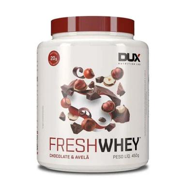 FRESH WHEY DUX 450G 3W ISOLADO HIDROLISADO CHOCOLATE AVELã