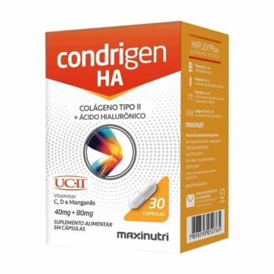 CONDRIGEN H.A. COLáGENO TIPO II + ÁCIDO HIALURôNICO 60 CáPS