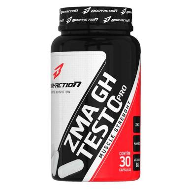 ZMA GH TESTO PRO FORçA MUSCULAR COM 30 CáPSULAS BODY ACTION