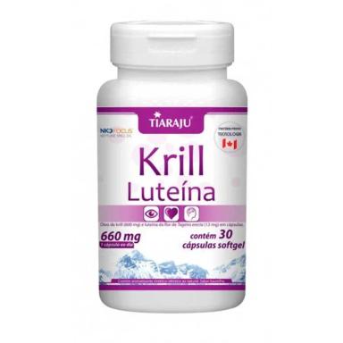 OLEO DE KRILL + LUTEINA 660MG COM 30 CáPSULAS TIARAJU