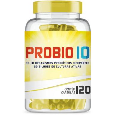 PROBIO 10 PROBIOTICO 20 BILHOES COM 120 CáPSULAS