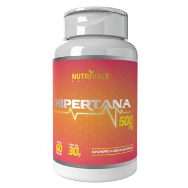 HIPERTANA (RESVERATROL, PINUS PINASTER, SEMENTE DE UVA, MAGNéSIO E VITAMINAS) 60 CáPSULAS - NUTRIVALE