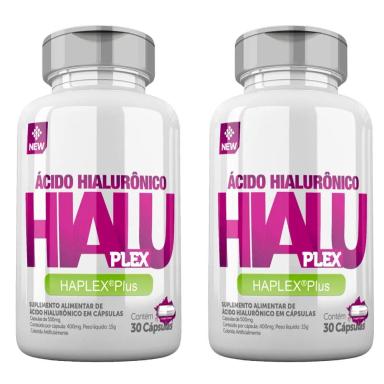 KIT 2X HIALUPLEX ( ÁCIDO HIALURôNICO HAPLEX® PLUS) 30 CáPSULAS - NUTRENDS