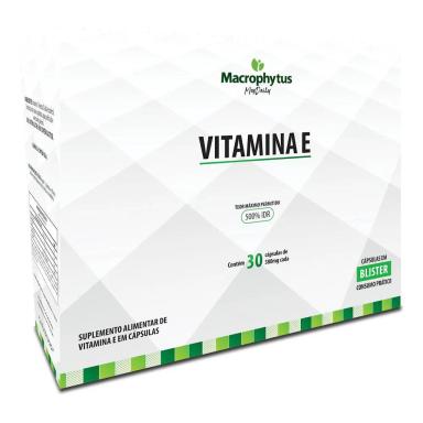 VITAMINA E 500% IDR 400 UI 30 CáPSULAS - MACROPHYTUS