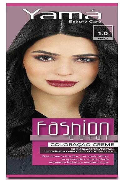 COLORAçãO YAMá BEAUTY CARE MINI KIT FASHION COLOR 1.0