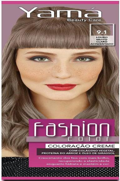 COLORAçãO YAMá BEAUTY CARE MINI KIT FASHION COLOR 9.1