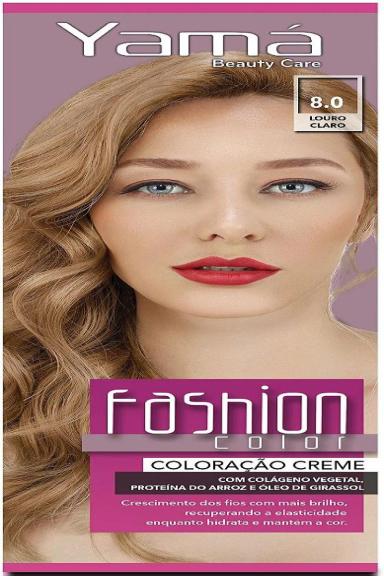 COLORAçãO YAMá BEAUTY CARE MINI KIT FASHION COLOR 8.0
