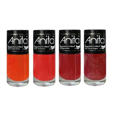 KIT C/4 ESMALTES ANITA - DESPEDIDA DE SOLTEIRA