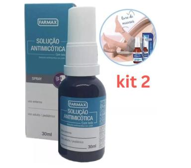 BASE FORTALECEDORA UNHA SOLUçãO ANTIMICóTICA LAKE KIT 2