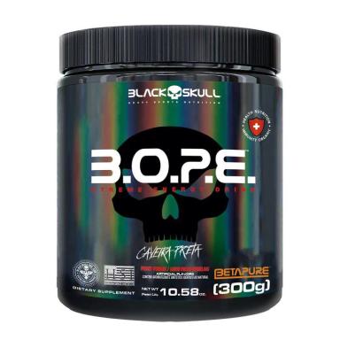 PRé TREINO B.O.P.E. POTE COM 300G (60 DOSES) - BLACK SKULL Frutas Amarelas