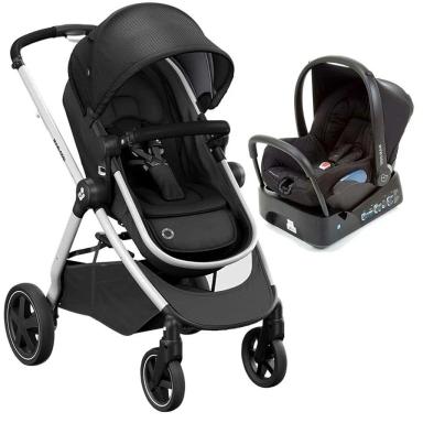 CARRINHO TRAVEL SYSTEM ANNA 2 TRIO ESSENTIAL BLACK - MAXI-COSI