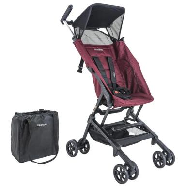 CARRINHO DE BEBE KIDDO NANO VINHO PASSEIO COMPACTO