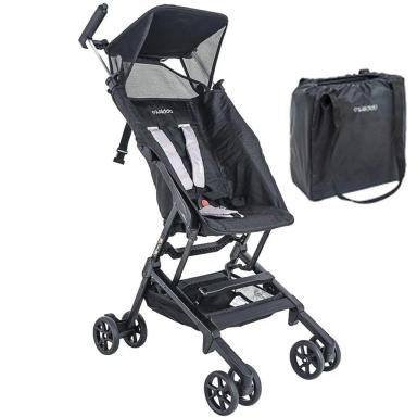 CARRINHO DE BEBE PARA PASSEIO COMPACTO LEVE KIDDO NANO PRETO