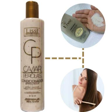 CONDICIONADOR CAVIAR E PéROLA LISSE  300ML - RESTAURE A BELEZA DOS SEUS CABELOS DANIFICADOS!