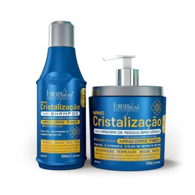 NANO CRISTALIZACAO CAPILAR FOREVER LISS SHAMPOO + MASCARA