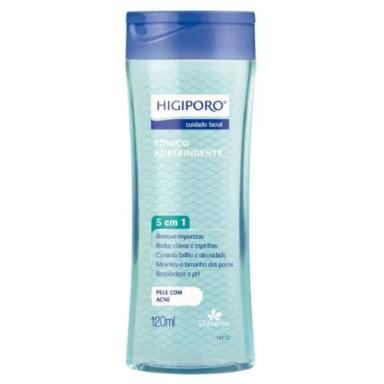 TôNICO ADSTRINGENTE PELE C/ ACNE HIGIPORO 120ML - DAVENE