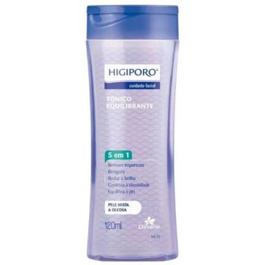 TôNICO EQUILIBRANTE PELE MISTA A OLEOSA HIGIPORO 120ML - DAVENE
