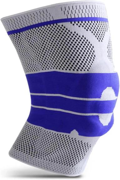 JOELHEIRAS PROTETOR DE JOELHO COM GEL DE SILICONE E SPRING FITNESS PROTETORES DE JOELHOS RESPIRáVEIS MACIOS - M