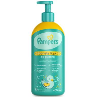 SABONETE LIQUIDO DE GLICERINA CABEÇA AOS PES 400ML PAMPERS