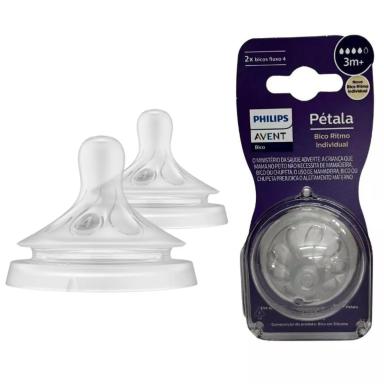 BICO MAMADEIRA PÉTALA 3.0 - FLUXO 4 - 3M+ - PHILIPS AVENT