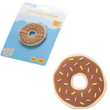 MORDEDOR FLEX DE SILICONE SUPER MACIO DONUTS - 3M+ -  CLINGO
