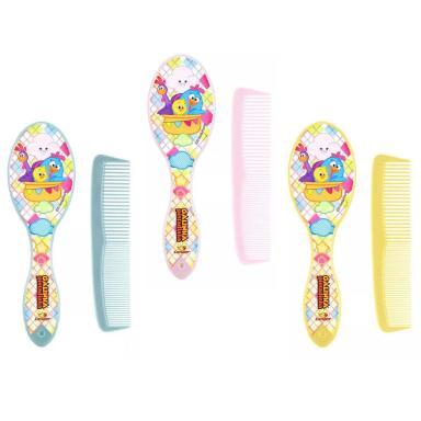 ESCOVA DE PENTEAR + PENTE GALINHA PINTADINHA 6782 - CONDOR