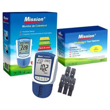 MONITOR MEDIDO DE COLESTEROL PERFIL LíPIDICO COMPLETO + 25 TIRAS REAGENTES