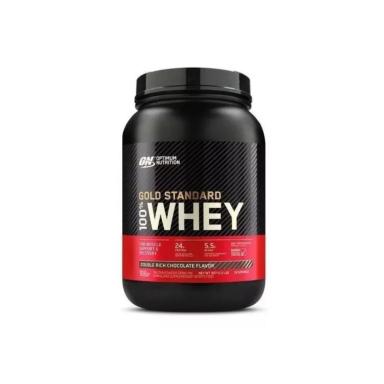 WHEY 100% GOLD STANDARD - 907G - OPTIMUM NUTRITION  Double Rich Cocolate Flavor
