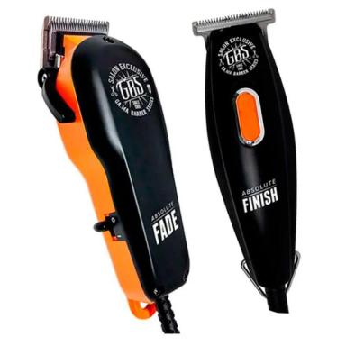 KIT MáQUINA DE CORTE GAMA GBS ABSOLUTE FADE + ACABAMENTO GBS FINISH 110v