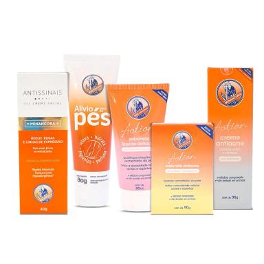 KIT MINANCORA CREME PARA OS PéS ANTISSINAIS LINHA ANTIACNE