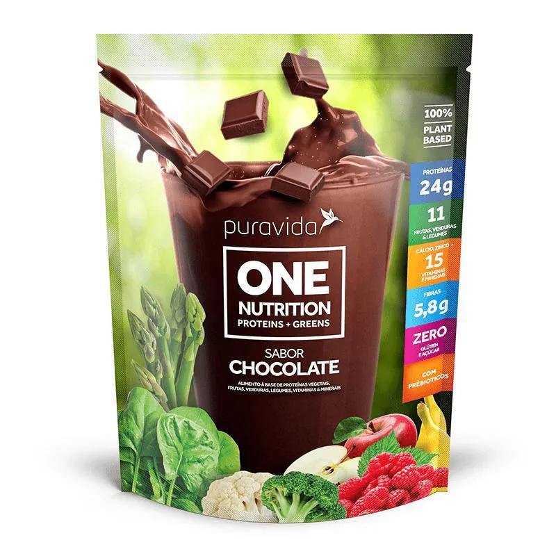 ONE NUTRITION CHOCOLATE PURAVIDA 450G ONE NUTRITION CHOCOLATE PCT 450G - PURAVIDA
