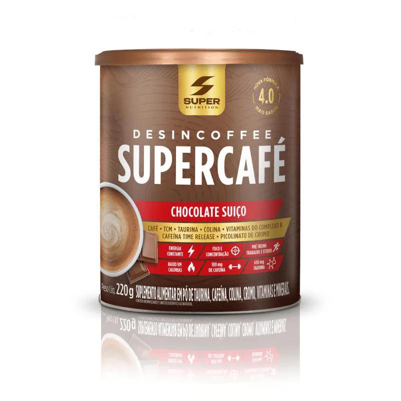 SUPERCAFé CHOCOLATE SUIçO SUPER NUTRITION 220G