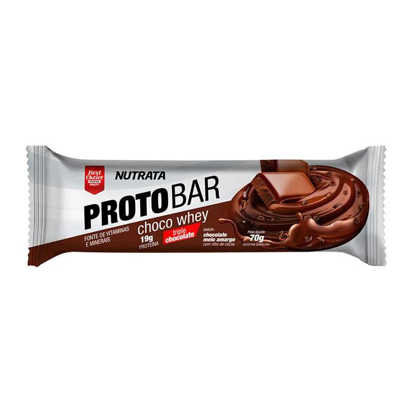 PROTOBAR CHOCO WHEY NUTRATA 70G