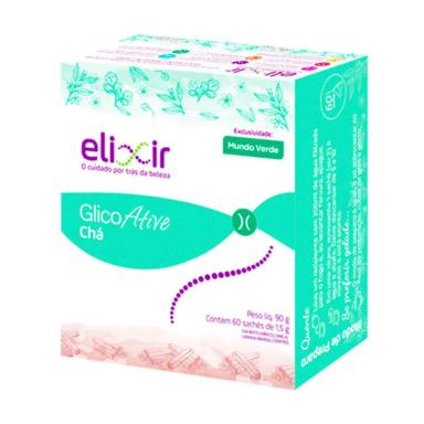 CHá GLICOATIVE ELIXIR 90G COM 60 SACHêS