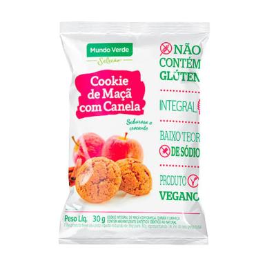 COOKIE DE MAçã E CANELA MUNDO VERDE SELEçãO 30G