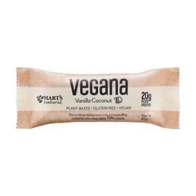 BARRA DE PROTEíNA VEGANA ALMOND CHOCOLAT 65G HART'S NATURAL