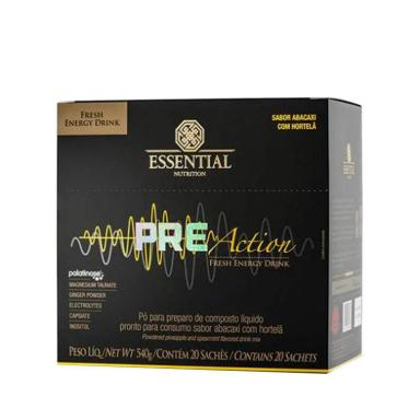 PRE ACTION ABACAXI E HORTELã ESSENTIAL NUTRITION 20X27G