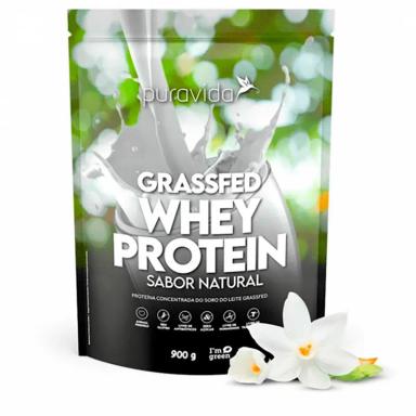 GRASSFED WHEY PROTEIN NATURAL 900G - PURA VIDA