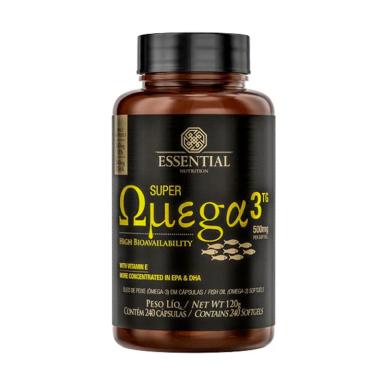 SUPER ÔMEGA 3 TG ESSENTIAL NUTRITION 500MG COM 240 CáPSULAS