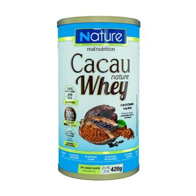 NATURE WHEY 70% CACAU 420G - NUTRATA